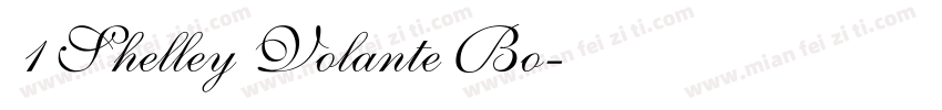 1 Shelley Volante Bo字体转换